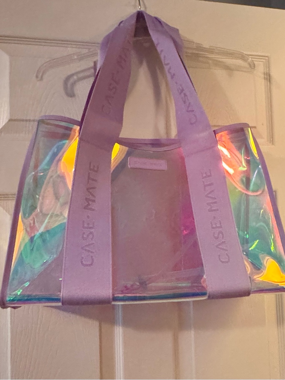 case-mate Iridescent Purple Tote